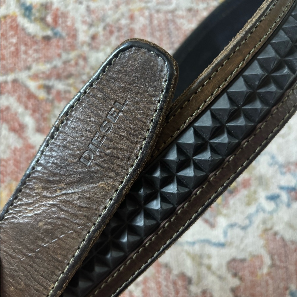 Diesel Men's Studded Belt